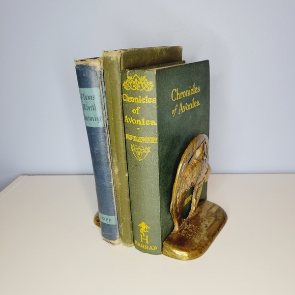 Solid Brass Horse Head Horseshoe Bookends Western Farrier - Picture 3 of 12